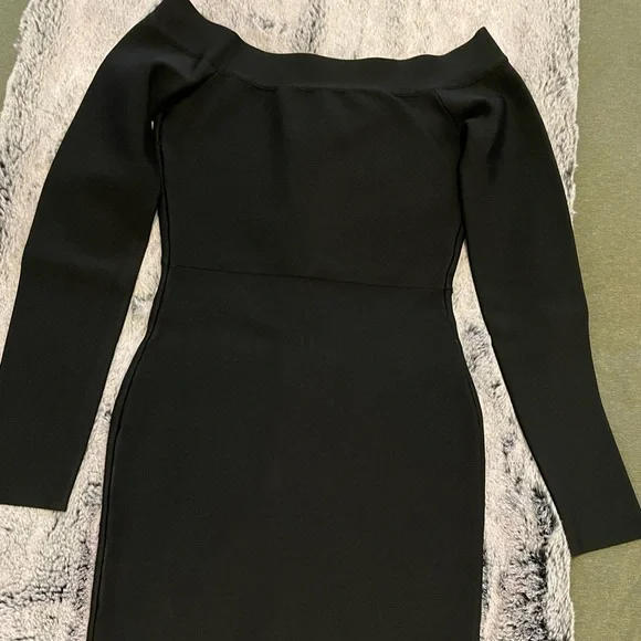 black lycra mini dress Princess Polly Women's Vinelle Sequin Long Sleeve Velvet Minidress - Black